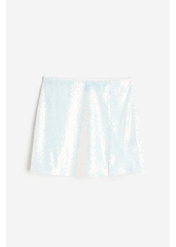 H & M - Spódnica mini z cekinami - Srebrny ze sklepu H&M w kategorii Spódnice - zdjęcie 173429289