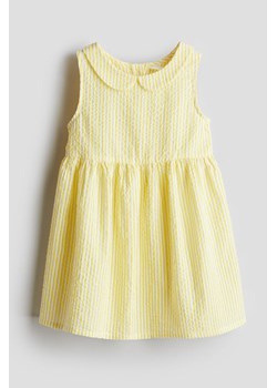 H & M - Bawełniana sukienka - Żółty ze sklepu H&M w kategorii Sukienki dziewczęce - zdjęcie 173429297