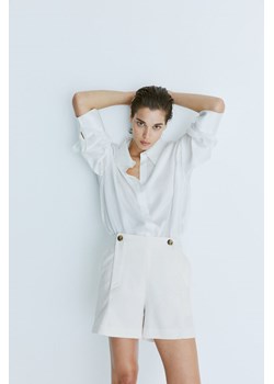 H & M - Szorty z guzikami - Biały ze sklepu H&M w kategorii Szorty - zdjęcie 173429308