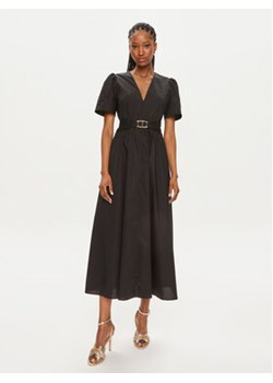 TWINSET Sukienka koszulowa 241TT2020 Czarny Loose Fit ze sklepu MODIVO w kategorii Sukienki - zdjęcie 173431568