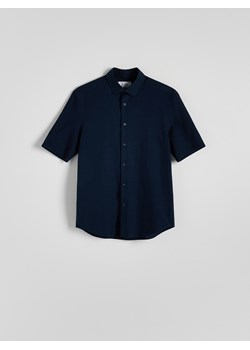 Reserved - Koszula regular fit - granatowy ze sklepu Reserved w kategorii Koszule męskie - zdjęcie 173433487