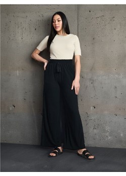 Sinsay - Szerokie spodnie - czarny ze sklepu Sinsay w kategorii Spodnie damskie - zdjęcie 173434895