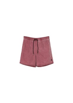 Cropp - Szorty kąpielowe z efektem sprania - czerwony ze sklepu Cropp w kategorii Kąpielówki - zdjęcie 173436289
