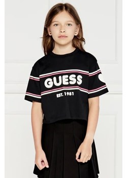 Guess T-shirt | Regular Fit ze sklepu Gomez Fashion Store w kategorii Bluzki dziewczęce - zdjęcie 173437025