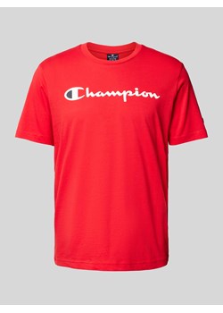 T-shirt z nadrukiem z logo ze sklepu Peek&Cloppenburg  w kategorii T-shirty męskie - zdjęcie 173437495