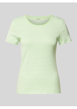 T-shirt z efektem prążkowania ze sklepu Peek&Cloppenburg  w kategorii Bluzki damskie - zdjęcie 173437499