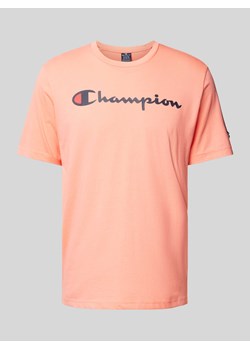 T-shirt z nadrukiem z logo ze sklepu Peek&Cloppenburg  w kategorii T-shirty męskie - zdjęcie 173437528