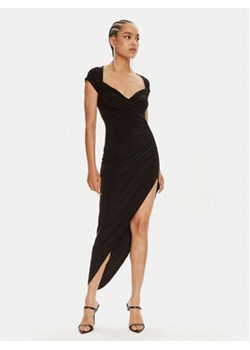 NORMA KAMALI Sukienka koktajlowa KK1243PLC98001 Czarny Slim Fit ze sklepu MODIVO w kategorii Sukienki - zdjęcie 173437949