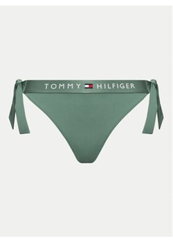 Tommy Hilfiger Dół od bikini UW0UW04497 Zielony ze sklepu MODIVO w kategorii Stroje kąpielowe - zdjęcie 173438007
