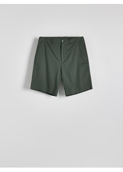 Reserved - Szorty comfort z lnem - zielony ze sklepu Reserved w kategorii Spodenki męskie - zdjęcie 173442839