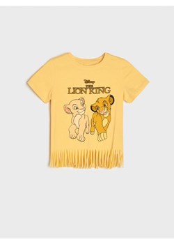 Sinsay - Koszulka Król Lew - żółty ze sklepu Sinsay w kategorii Bluzki dziewczęce - zdjęcie 173443508