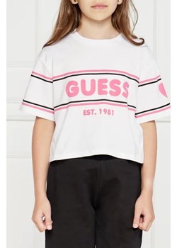 Guess T-shirt | Regular Fit ze sklepu Gomez Fashion Store w kategorii Bluzki dziewczęce - zdjęcie 173444677