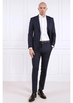 BOSS BLACK Wełniany garnitur H-Huge-2Pcs-Peak-232 | Slim Fit | z dodatkiem jedwabiu ze sklepu Gomez Fashion Store w kategorii Garnitury męskie - zdjęcie 173445117