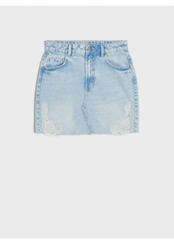Sinsay - Spódniczka jeansowa - niebieski ze sklepu Sinsay w kategorii Spódnice - zdjęcie 173446248
