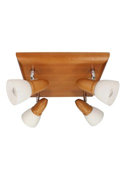 Lampa sufitowa plafon drewniany - A78-Nikita ze sklepu Edinos.pl w kategorii Lampy sufitowe - zdjęcie 173446748