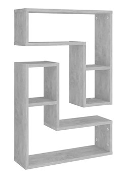 Zestaw 2 półek ściennych beton - Alormi 5X ze sklepu Edinos.pl w kategorii Półki - zdjęcie 173447246