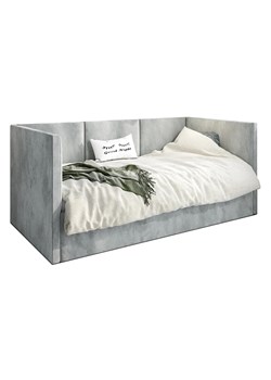 Popielate welwetowe łóżko leżanka Sorento 5X - 3 rozmiary ze sklepu Edinos.pl w kategorii Łóżka i materace - zdjęcie 173447278