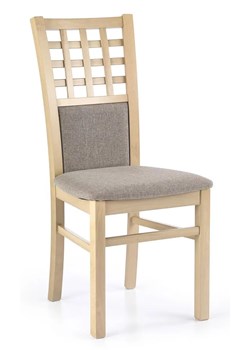 Krzesło drewniane Eddie - Dąb sonoma ze sklepu Edinos.pl w kategorii Krzesła - zdjęcie 173447747