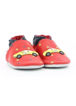 Robeez Skórzane buty &quot;Little Vroum&quot; w kolorze czerwonym do raczkowania ze sklepu Limango Polska w kategorii Buciki niemowlęce - zdjęcie 173448309