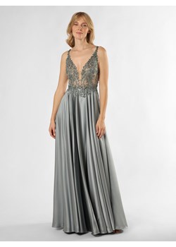 Luxuar Fashion Damska sukienka wieczorowa Kobiety seledynowy jednolity ze sklepu vangraaf w kategorii Sukienki - zdjęcie 173449316