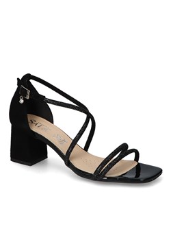 Sandały Sala 20360/21 Czarne zamsz ze sklepu Arturo-obuwie w kategorii Sandały damskie - zdjęcie 173450335