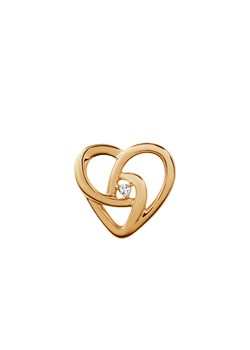Zawieszka złota z diamentem - serce ze sklepu YES.pl w kategorii Zawieszki - zdjęcie 173450568