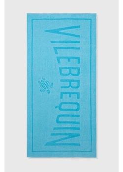 Vilebrequin ręcznik bawełniany SAND 90 x 180 cm kolor turkusowy SANC1200 ze sklepu ANSWEAR.com w kategorii Ręczniki - zdjęcie 173451519