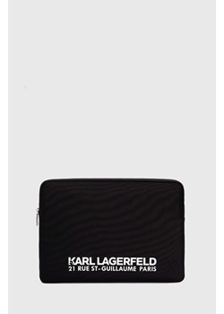 Karl Lagerfeld pokrowiec na laptopa kolor czarny 245M3203 ze sklepu ANSWEAR.com w kategorii Etui - zdjęcie 173451646