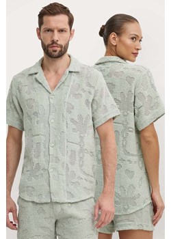 OAS koszula bawełniana kolor zielony relaxed ze sklepu ANSWEAR.com w kategorii Koszule męskie - zdjęcie 173451718