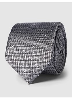 Krawat jedwabny ze wzorem na całej powierzchni ze sklepu Peek&Cloppenburg  w kategorii Krawaty - zdjęcie 173452648