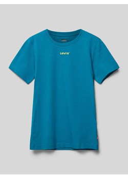 T-shirt z nadrukiem z logo ze sklepu Peek&Cloppenburg  w kategorii T-shirty chłopięce - zdjęcie 173452765