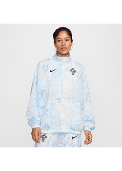 Damska kurtka piłkarska z tkaniny Nike Portugalia Essential Windrunner - Biel ze sklepu Nike poland w kategorii Kurtki damskie - zdjęcie 173452816