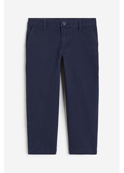 H & M - Spodnie chinos z diagonalu Relaxed Fit - Niebieski ze sklepu H&M w kategorii Spodnie chłopięce - zdjęcie 173453015