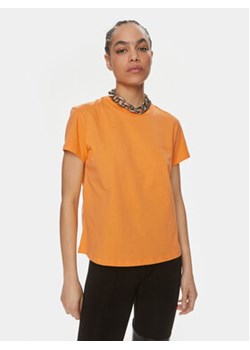 Patrizia Pepe T-Shirt 2M4373/J111-R824 Pomarańczowy Regular Fit ze sklepu MODIVO w kategorii Bluzki damskie - zdjęcie 173454975
