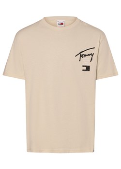 Tommy Jeans Koszulka męska Mężczyźni Bawełna beżowy nadruk ze sklepu vangraaf w kategorii T-shirty męskie - zdjęcie 173455576