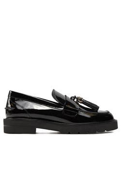 Loafersy Stuart Weitzman Parker Lft Tassel Lf SI706 Czarny ze sklepu eobuwie.pl w kategorii Lordsy damskie - zdjęcie 173456239