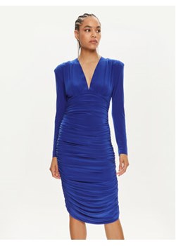 NORMA KAMALI Sukienka koktajlowa KK1243PLD21805 Niebieski Slim Fit ze sklepu MODIVO w kategorii Sukienki - zdjęcie 173456628
