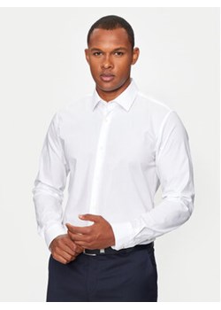 JOOP! Koszula 152Pit 30041236 Biały Slim Fit ze sklepu MODIVO w kategorii Koszule męskie - zdjęcie 173456635