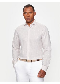 JOOP! Koszula 144Pai 30041416 Beżowy Slim Fit ze sklepu MODIVO w kategorii Koszule męskie - zdjęcie 173456658