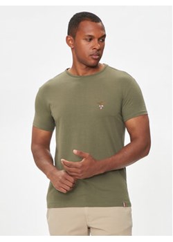 Aeronautica Militare T-Shirt AM1UTI001 Khaki Regular Fit ze sklepu MODIVO w kategorii T-shirty męskie - zdjęcie 173456827