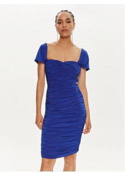 NORMA KAMALI Sukienka koktajlowa KK1243PL812805 Niebieski Slim Fit ze sklepu MODIVO w kategorii Sukienki - zdjęcie 173456858