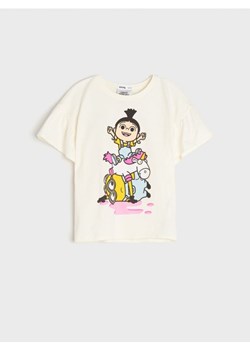 Sinsay - Koszulka Minionki - kremowy ze sklepu Sinsay w kategorii Bluzki dziewczęce - zdjęcie 173458069