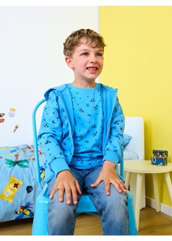 Sinsay - Bluza z kapturem - mid blue - id: 9261C-52X - marki Sinsay - 173458219 Sinsay - Bluza z kapturem - mid blue ze sklepu Sinsay w kategorii Bluzy chłopięce - zdjęcie 173458219
