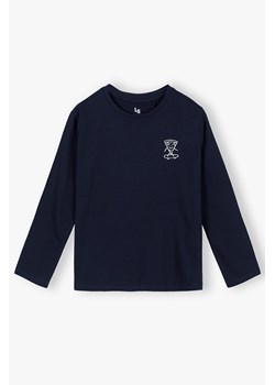 Bawełniana bluzka chłopięca z długim rękawem - Pizza ze sklepu 5.10.15 w kategorii T-shirty chłopięce - zdjęcie 173458346