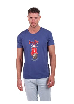 The Time of Bocha Koszulka w kolorze niebieskim ze sklepu Limango Polska w kategorii T-shirty męskie - zdjęcie 173460585