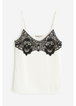 H & M - Top na ramiączkach - Biały ze sklepu H&M w kategorii Bluzki damskie - zdjęcie 173460747