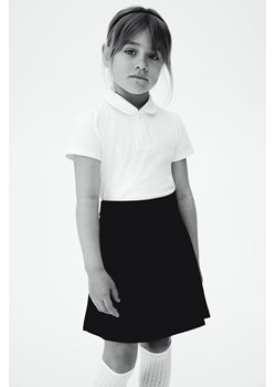 H & M - Szkolny top polo z bawełny 2-pak - Biały ze sklepu H&M w kategorii Koszulki niemowlęce - zdjęcie 173462576