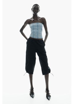 H & M - Spodnie cargo capri - Czarny ze sklepu H&M w kategorii Spodnie damskie - zdjęcie 173462596