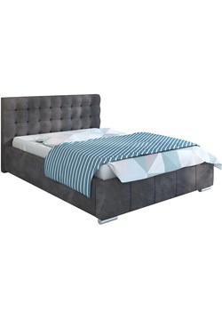 Pikowane łóżko z pojemnikiem 90x200 Elber 3X - 36 kolorów ze sklepu Edinos.pl w kategorii Łóżka i materace - zdjęcie 173463749