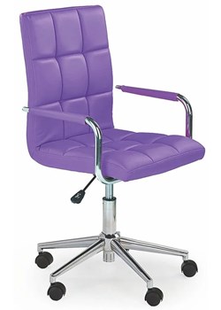 Fotel młodzieżowy do biurka Amber 2X - fioletowy ze sklepu Edinos.pl w kategorii Fotele dziecięce - zdjęcie 173464098